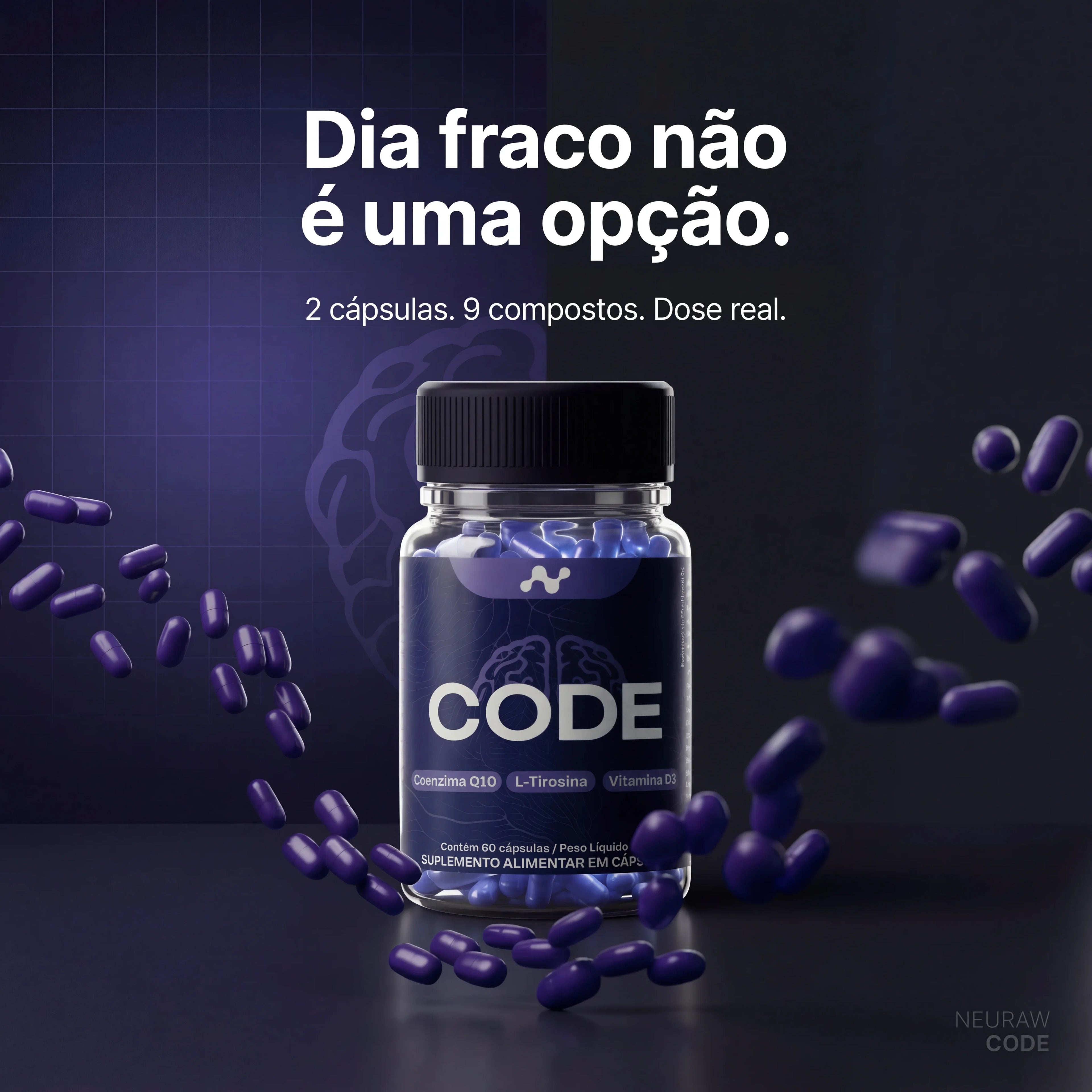 Neuraw CODE - 60 cápsulas
