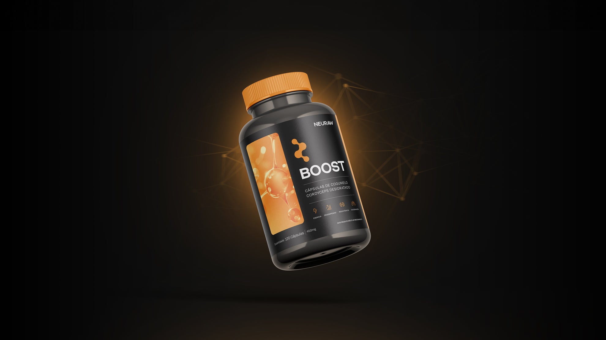 Neuraw Boost - Cordyceps – 120 cápsulas