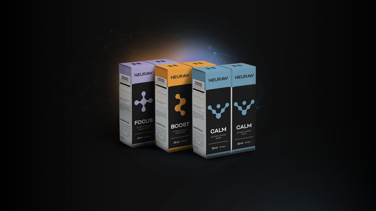 Kit Core II com 6 Frascos -  2 Extratos Reishi, 2 Extratos Juba de Leão e 2 Extratos Cordyceps - 30 ml (cada)