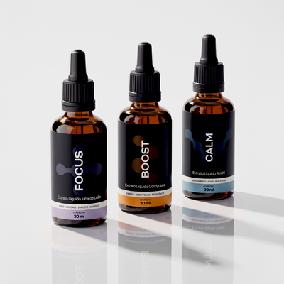 Kit Core - 3 Extratos — Neuraw suplemento sublingual