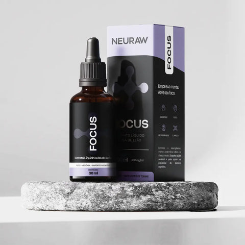 Neuraw Focus - Extrato Líquido Juba de Leão