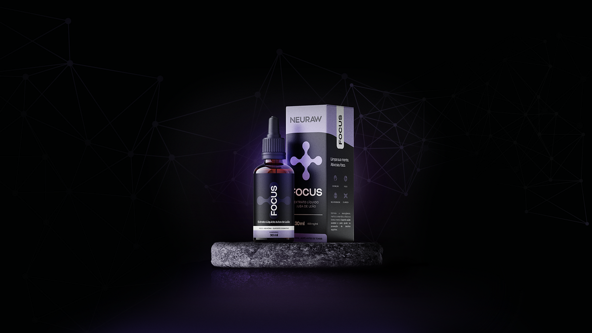 Neuraw Focus - Extrato Líquido Juba de Leão - 30 ml