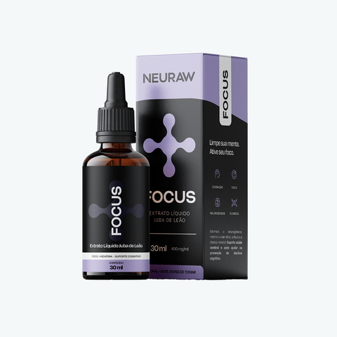 Neuraw Focus - Extrato Líquido Juba de Leão