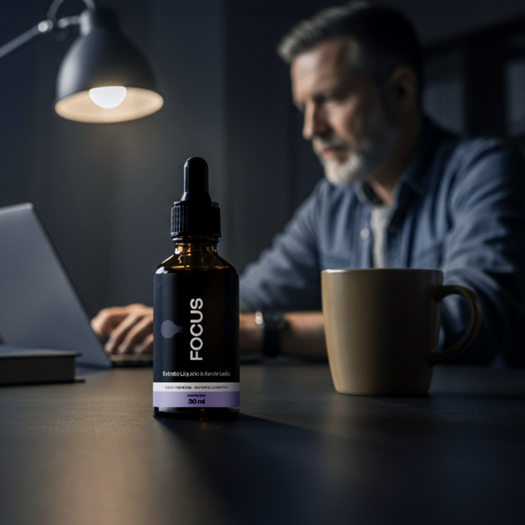 Neuraw Focus - Extrato Líquido Juba de Leão